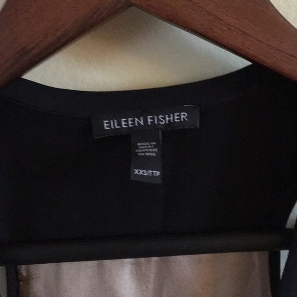 Eileen Fisher Sleeveless Blouse Tank Sequin Silk - Picture 2 of 6